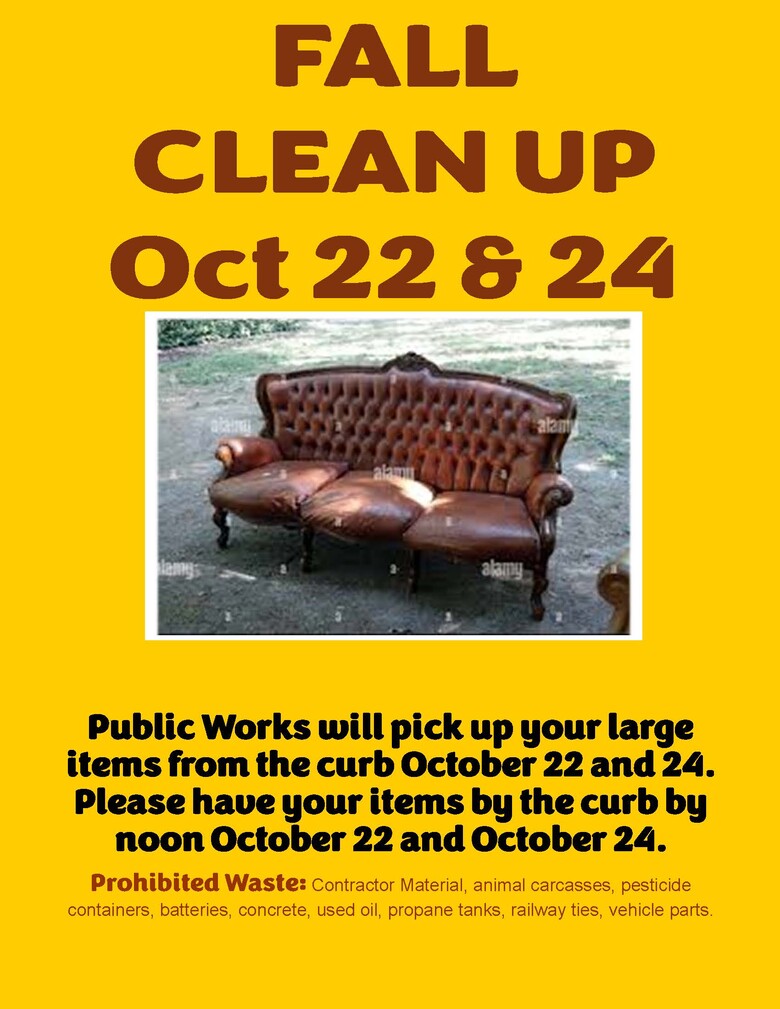Fall Clean Up - Big Items Pickup